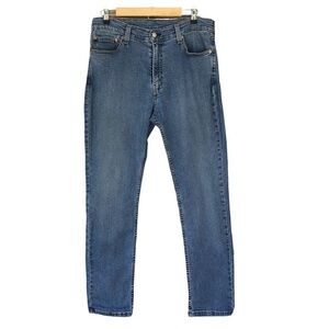 Levi’s Cotton Blend Medium Wash Straight Leg Jeans W36 L32